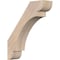 Ekena Millwork 5 1/2"W x 20"D x 24"H Olympic Smooth Knee Brace, Douglas Fir BRC06X20X24OLY00SDF - alternate 1